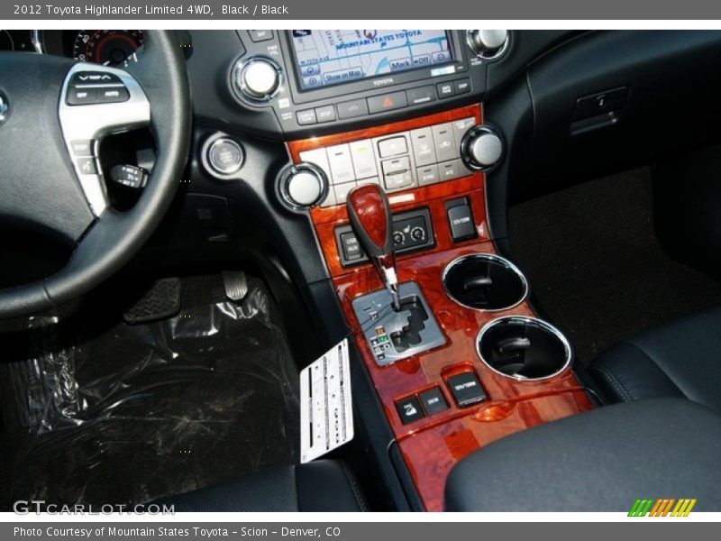 Black / Black 2012 Toyota Highlander Limited 4WD