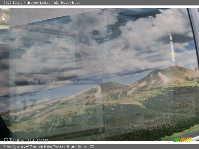 Black / Black 2012 Toyota Highlander Limited 4WD