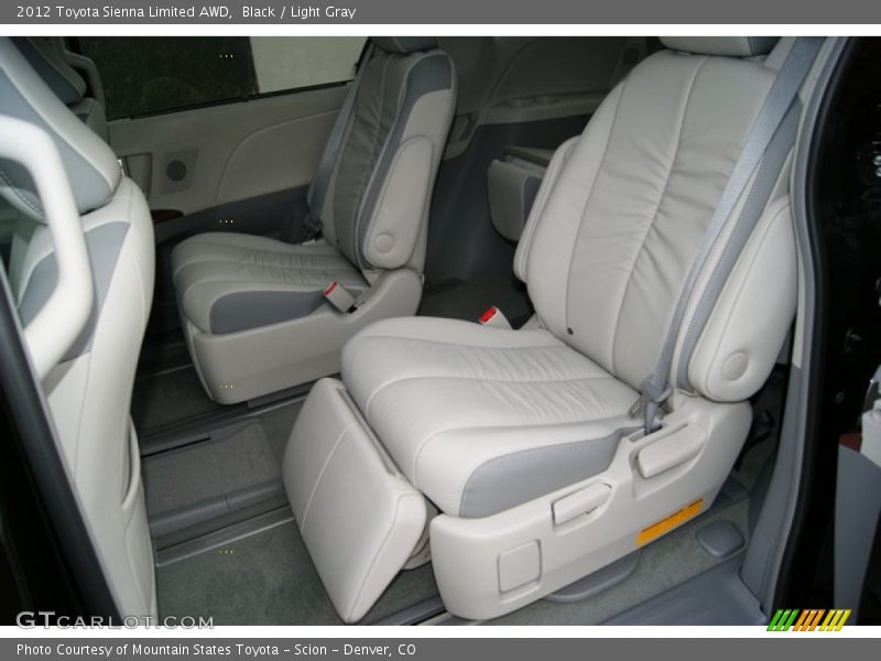 Black / Light Gray 2012 Toyota Sienna Limited AWD