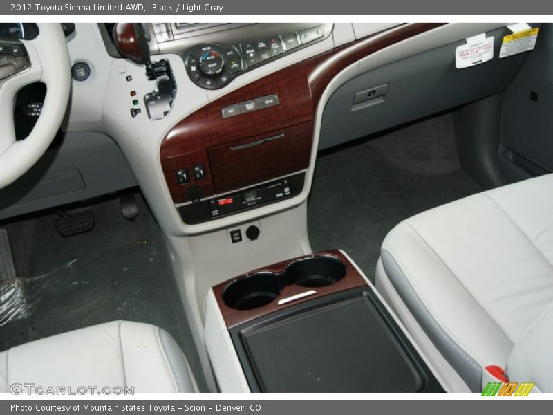 Black / Light Gray 2012 Toyota Sienna Limited AWD