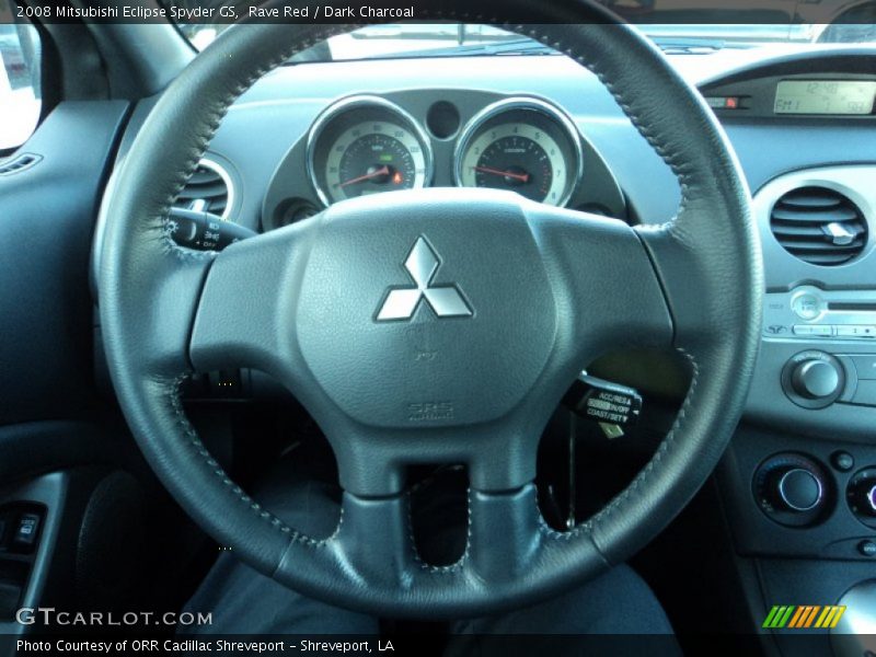 Rave Red / Dark Charcoal 2008 Mitsubishi Eclipse Spyder GS