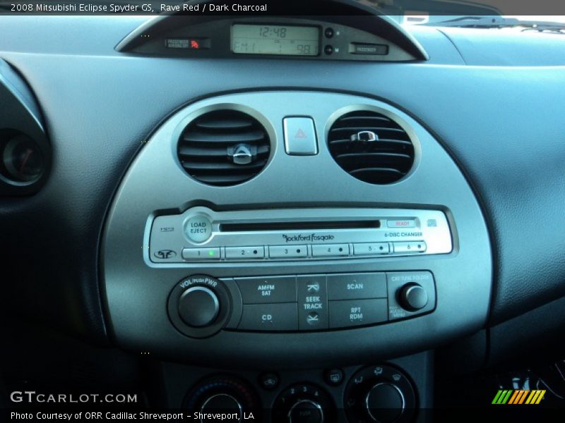 Rave Red / Dark Charcoal 2008 Mitsubishi Eclipse Spyder GS