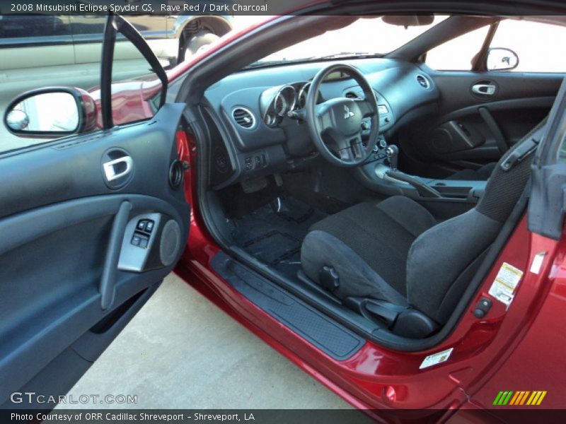 Rave Red / Dark Charcoal 2008 Mitsubishi Eclipse Spyder GS