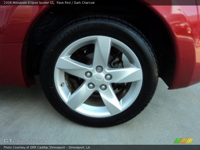 Rave Red / Dark Charcoal 2008 Mitsubishi Eclipse Spyder GS