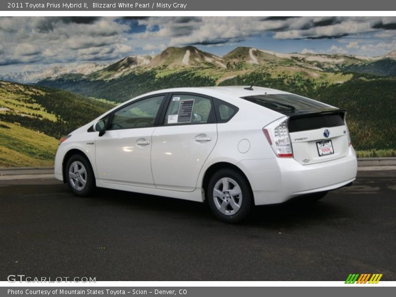 Blizzard White Pearl / Misty Gray 2011 Toyota Prius Hybrid II