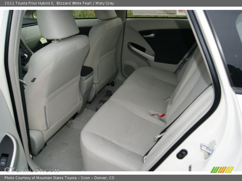 Blizzard White Pearl / Misty Gray 2011 Toyota Prius Hybrid II