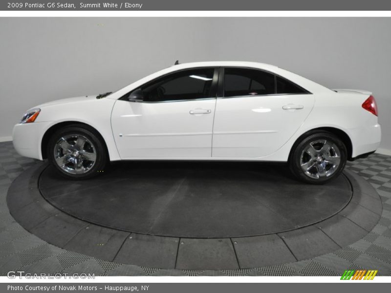 Summit White / Ebony 2009 Pontiac G6 Sedan