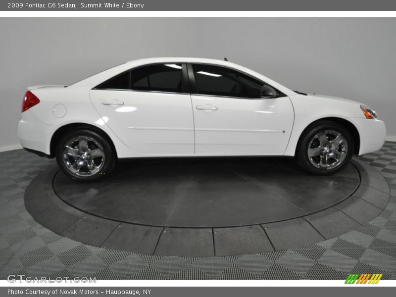 Summit White / Ebony 2009 Pontiac G6 Sedan