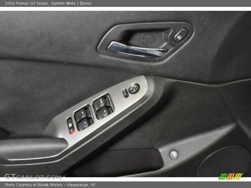Summit White / Ebony 2009 Pontiac G6 Sedan