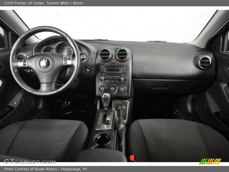 Summit White / Ebony 2009 Pontiac G6 Sedan