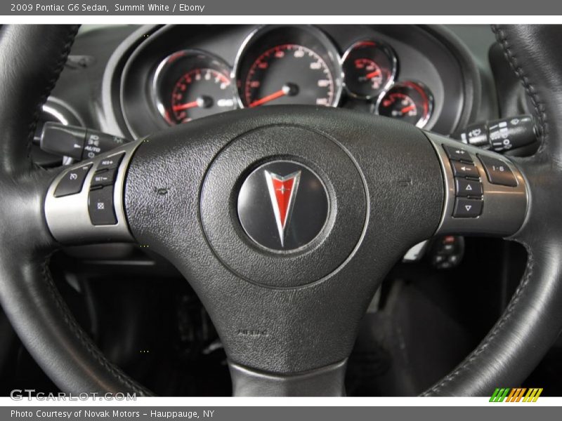 Summit White / Ebony 2009 Pontiac G6 Sedan