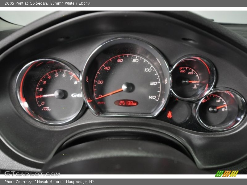 Summit White / Ebony 2009 Pontiac G6 Sedan