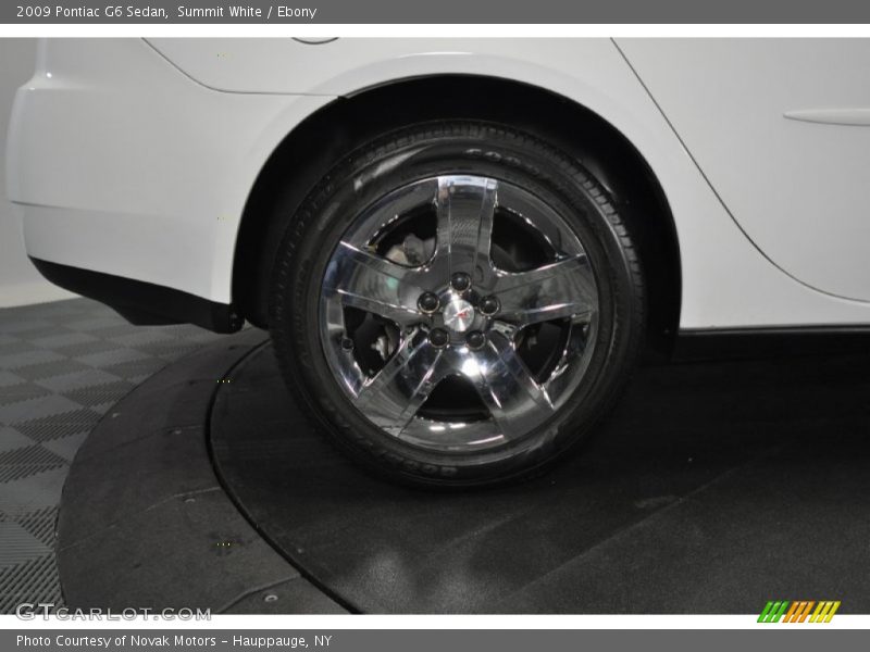 Summit White / Ebony 2009 Pontiac G6 Sedan