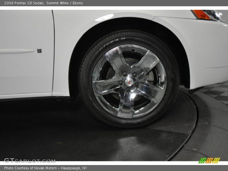 Summit White / Ebony 2009 Pontiac G6 Sedan