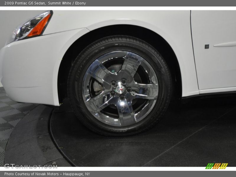 Summit White / Ebony 2009 Pontiac G6 Sedan
