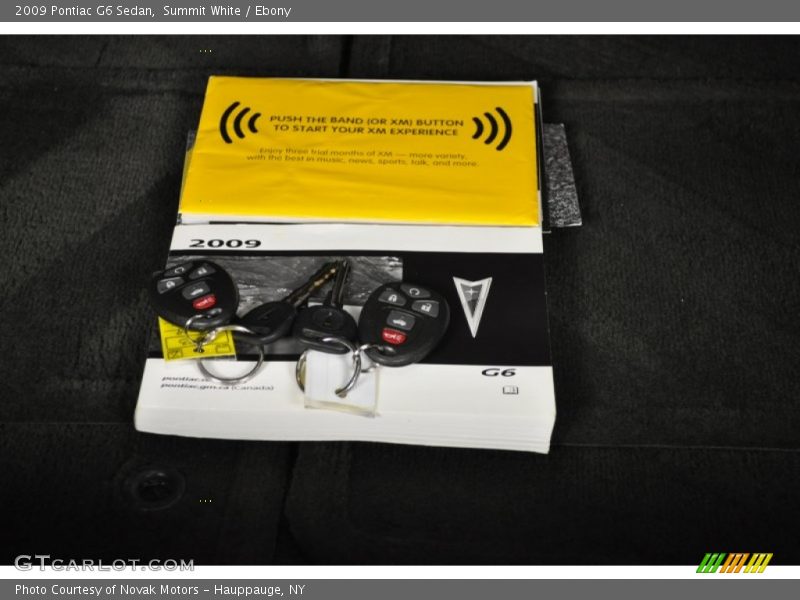 Summit White / Ebony 2009 Pontiac G6 Sedan