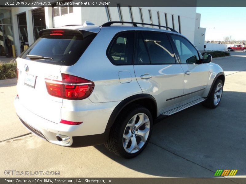 Titanium Silver Metallic / Oyster 2012 BMW X5 xDrive35d