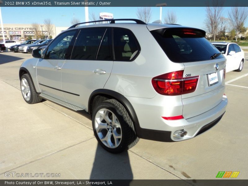 Titanium Silver Metallic / Oyster 2012 BMW X5 xDrive35d
