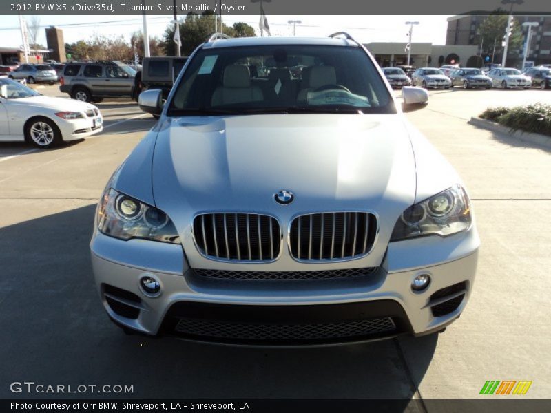Titanium Silver Metallic / Oyster 2012 BMW X5 xDrive35d
