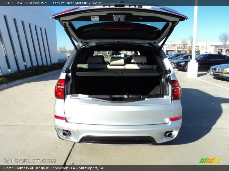 Titanium Silver Metallic / Oyster 2012 BMW X5 xDrive35d
