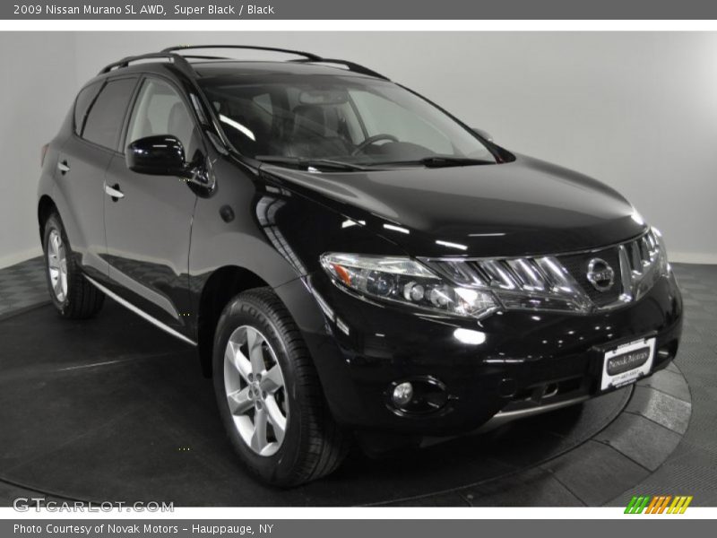 Super Black / Black 2009 Nissan Murano SL AWD