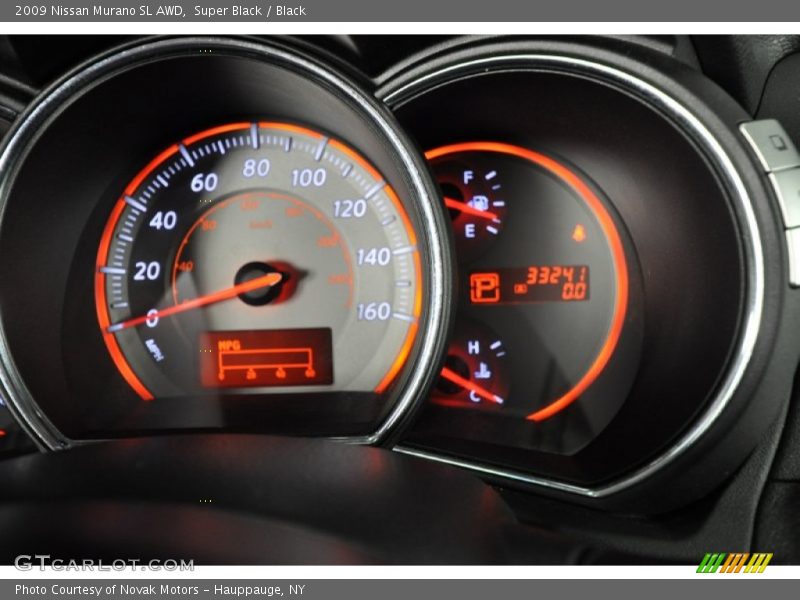 Super Black / Black 2009 Nissan Murano SL AWD