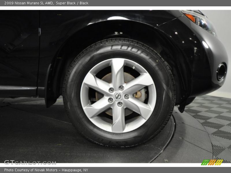 Super Black / Black 2009 Nissan Murano SL AWD