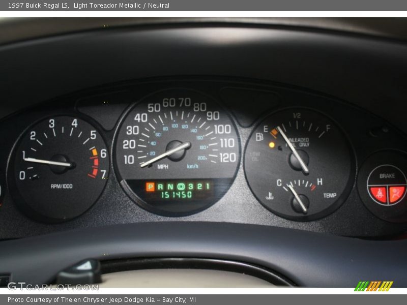 Light Toreador Metallic / Neutral 1997 Buick Regal LS