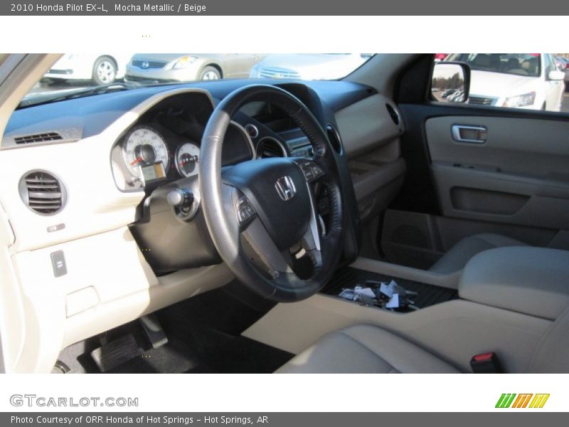 Mocha Metallic / Beige 2010 Honda Pilot EX-L