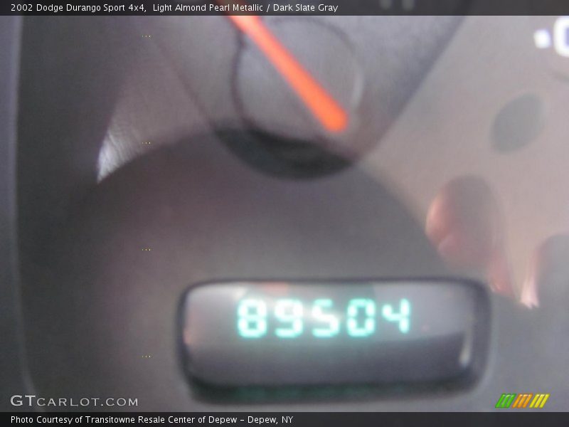 Light Almond Pearl Metallic / Dark Slate Gray 2002 Dodge Durango Sport 4x4