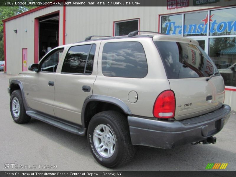 Light Almond Pearl Metallic / Dark Slate Gray 2002 Dodge Durango Sport 4x4
