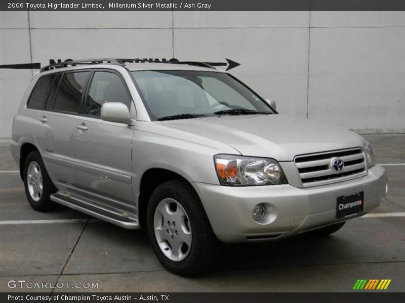 Millenium Silver Metallic / Ash Gray 2006 Toyota Highlander Limited