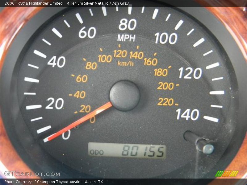 Millenium Silver Metallic / Ash Gray 2006 Toyota Highlander Limited