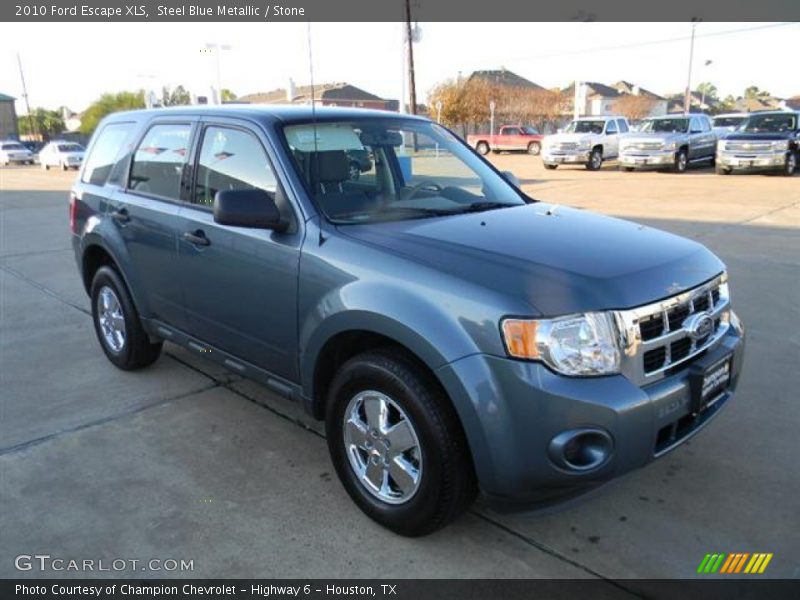 Steel Blue Metallic / Stone 2010 Ford Escape XLS