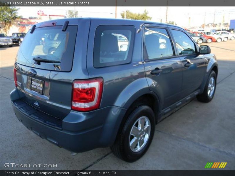 Steel Blue Metallic / Stone 2010 Ford Escape XLS