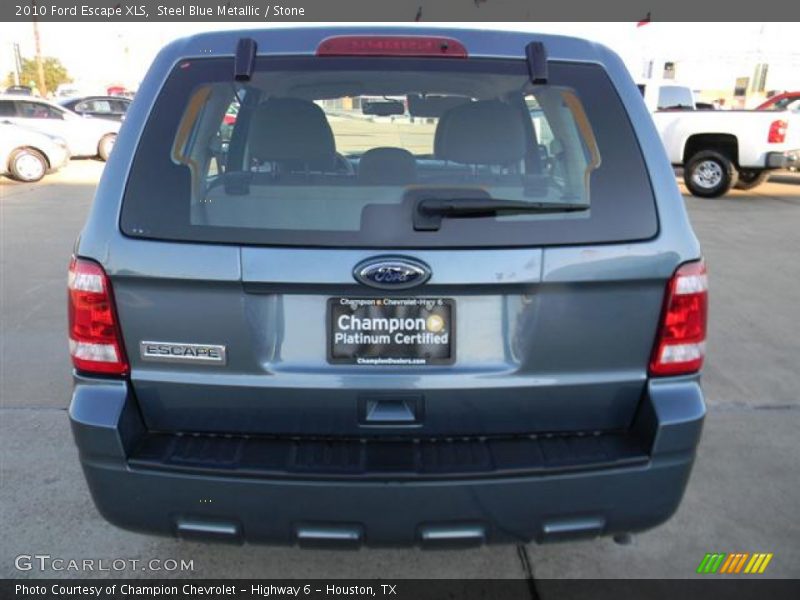 Steel Blue Metallic / Stone 2010 Ford Escape XLS