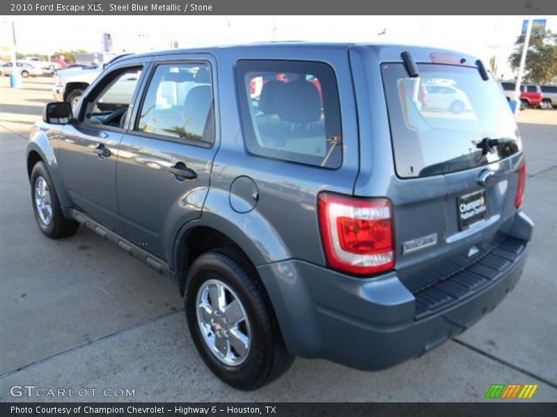 Steel Blue Metallic / Stone 2010 Ford Escape XLS