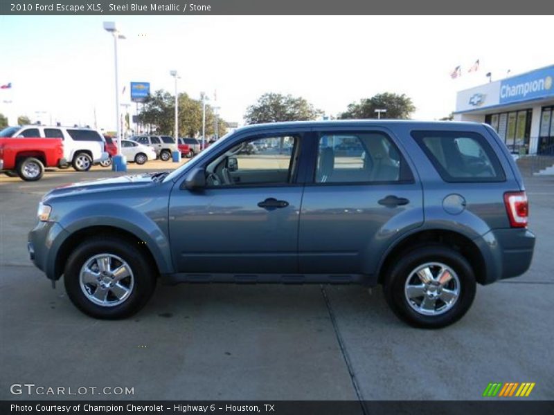 Steel Blue Metallic / Stone 2010 Ford Escape XLS