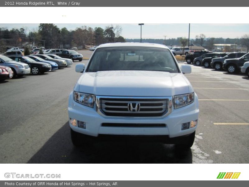 White / Gray 2012 Honda Ridgeline RTL