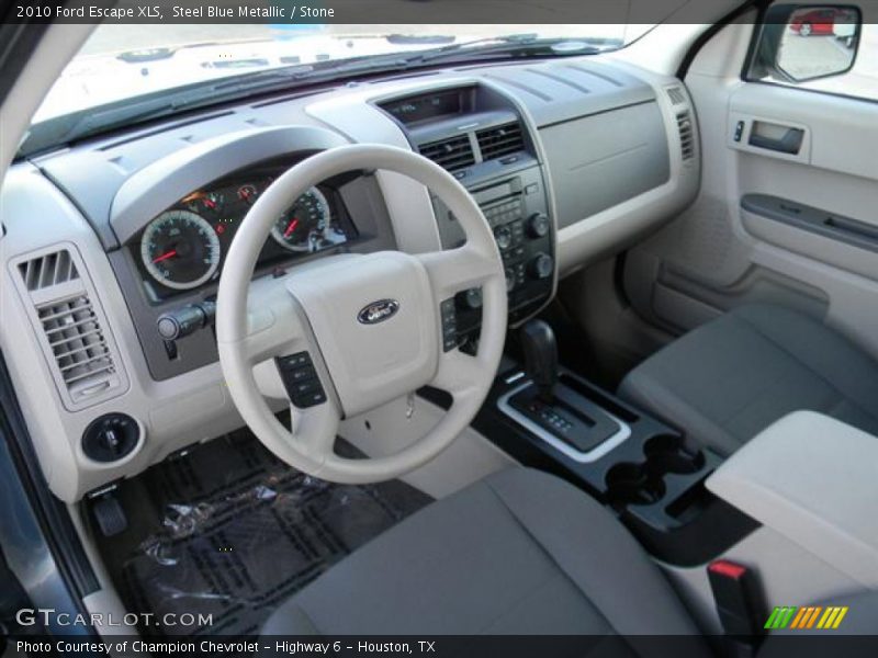 Steel Blue Metallic / Stone 2010 Ford Escape XLS