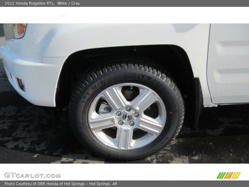 White / Gray 2012 Honda Ridgeline RTL