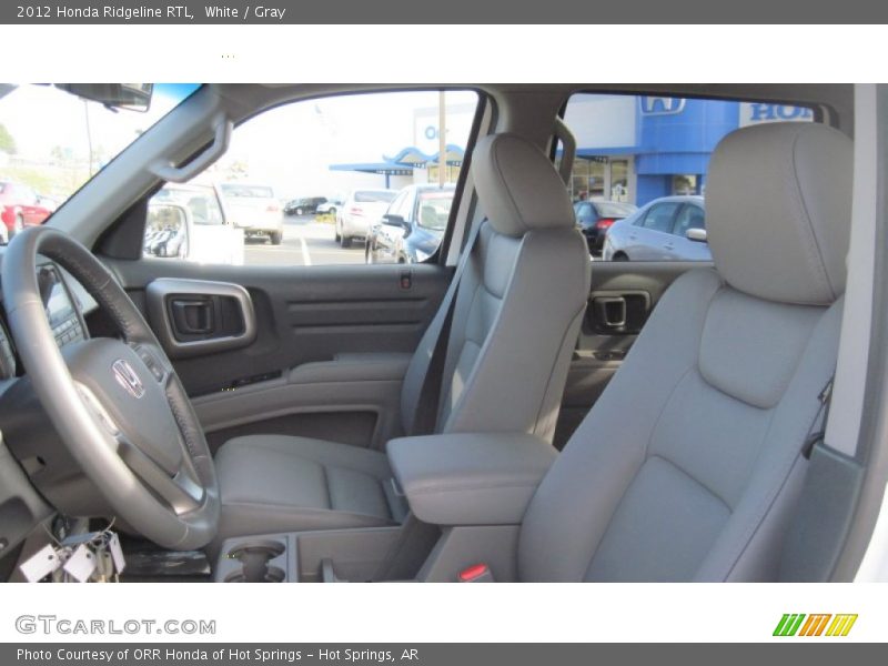 White / Gray 2012 Honda Ridgeline RTL