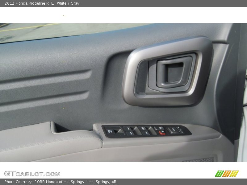 White / Gray 2012 Honda Ridgeline RTL
