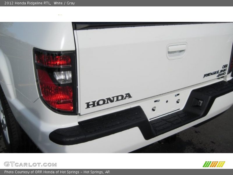 White / Gray 2012 Honda Ridgeline RTL