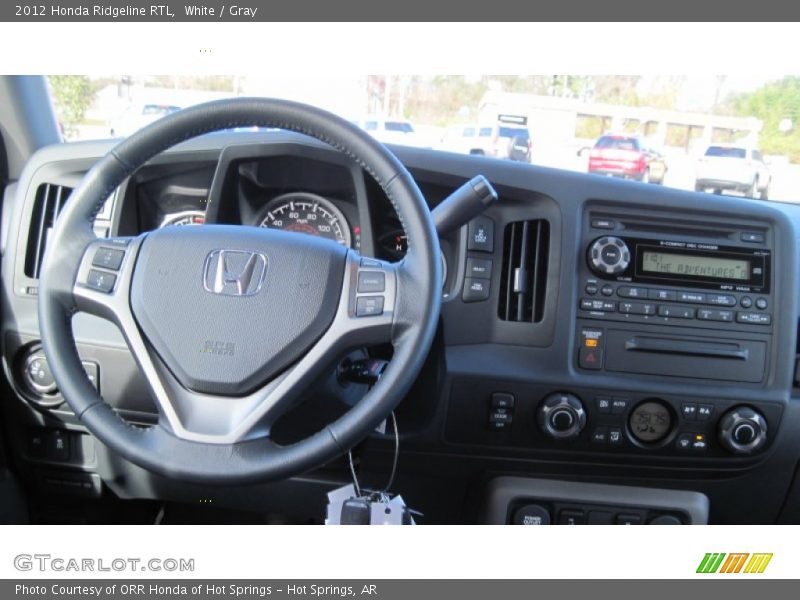 White / Gray 2012 Honda Ridgeline RTL