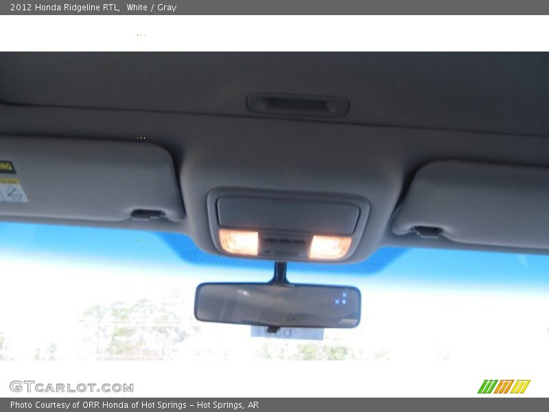 White / Gray 2012 Honda Ridgeline RTL