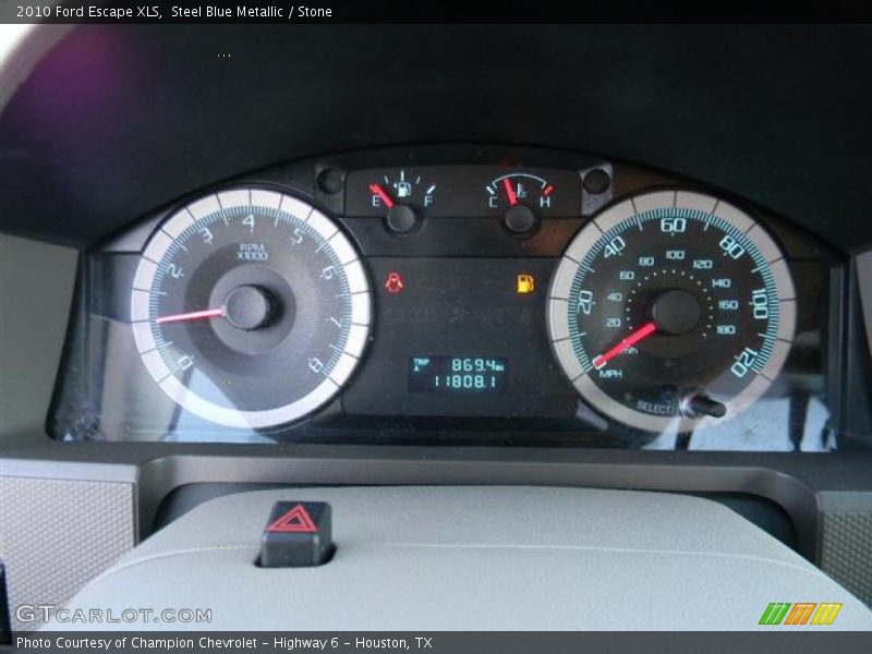 Steel Blue Metallic / Stone 2010 Ford Escape XLS