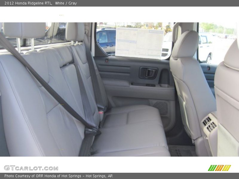 White / Gray 2012 Honda Ridgeline RTL