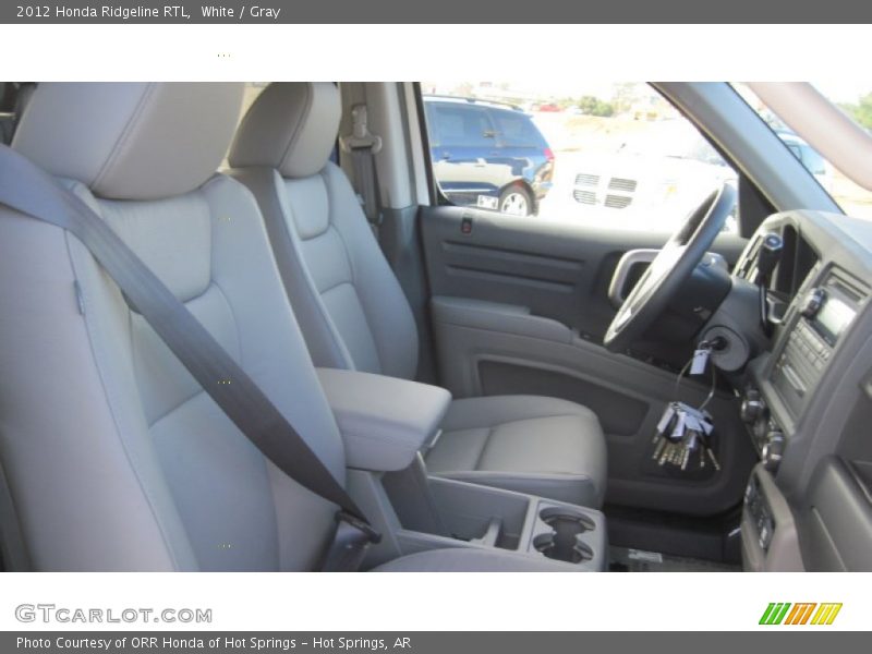 White / Gray 2012 Honda Ridgeline RTL