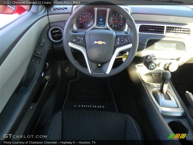 Victory Red / Black 2012 Chevrolet Camaro LS Coupe